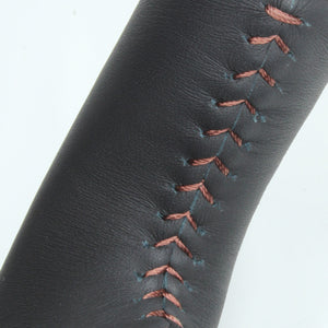 REAL ORIGINAL SERIES SOFT D SHAPE MEDIUM BROWN WOOD BROWN STITCH STEERING WHEEL FOR TOYOTA FJ CRUISER GSJ15W FJ-BRW-BR