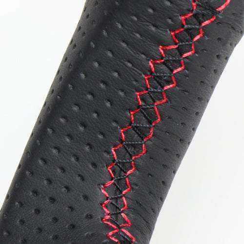 REAL ORIGINAL SERIES D SHAPE RED CARBON RED X BLACK EURO STITCH STEERING WHEEL FOR NISSAN JUKE F15 NSB-RDC-RD