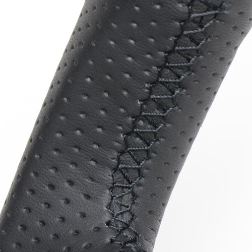 REAL ORIGINAL SERIES D SHAPE BLACK CARBON BLACK EURO STITCH STEERING WHEEL FOR NISSAN FAIRLADY Z Z34 NSB-BKC-BK