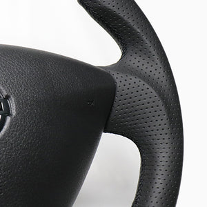 REAL ORIGINAL SERIES SOFT D SHAPE BLACK WOOD BLACK EURO STITCH STEERING WHEEL FOR NISSAN NV350 CARAVAN E26: KOUKI NSA-BKW-BK