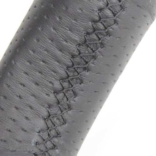 REAL ORIGINAL SERIES D SHAPE BLACK WOOD BLACK EURO STITCH STEERING WHEEL FOR MAZDA AXELA BM:ZENKI BY:ZENKI  MZA-BKW-BK