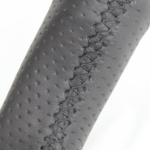 REAL ORIGINAL SERIES D SHAPE PIANO BLACK BLACK EURO STITCH STEERING WHEEL FOR MAZDA ATENZA GJ: ZENKI  MZB-PBW-BK