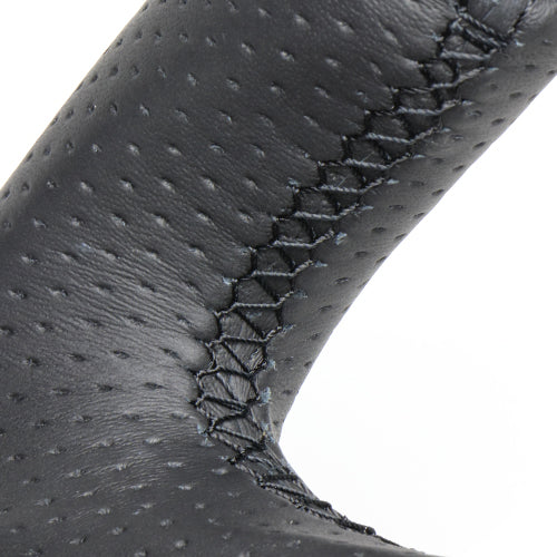 REAL ORIGINAL SERIES SOFT D SHAPE BLACK CARBON BLACK EURO STITCH STEERING WHEEL FOR HONDA VEZEL RU1-4 JH3 JH4 HNA-BKC-BK