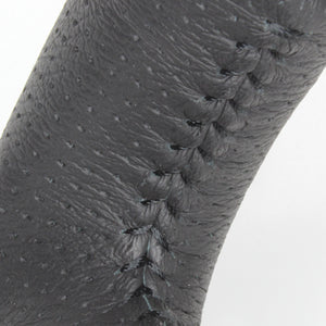 REAL ORIGINAL SERIES SOFT D SHAPE BROWN WOOD BLACK STITCH STEERING WHEEL FOR SUZUKI JIMNY JB23W: 5-9 TYPE  JB-BRW-BK