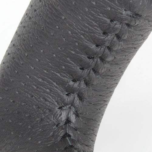 REAL ORIGINAL SERIES SOFT D SHAPE BLACK WOOD BLACK STITCH STEERING WHEEL FOR SUZUKI JIMNY SIERRA JB43W: 4-8 TYPE  JB-BKW-BK