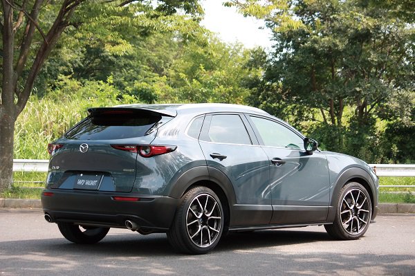 GARAGE VARY REAR ROOF SPOILER FOR MAZDA CX-30 DM 35-3003 - Black