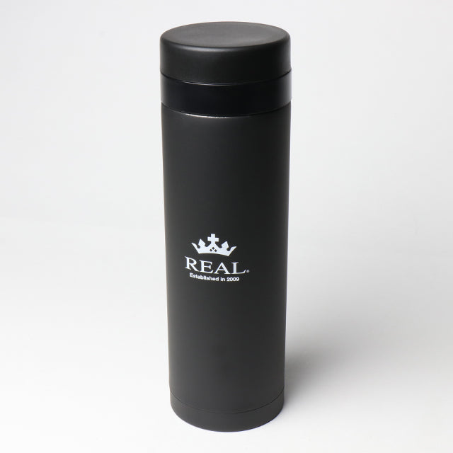 REAL WATER BOTTLE BLACK REAL-WB-BK