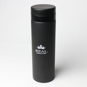 REAL WATER BOTTLE BLACK REAL-WB-BK