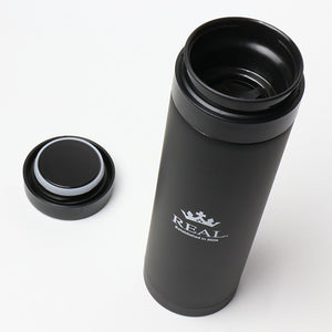 REAL WATER BOTTLE BLACK REAL-WB-BK