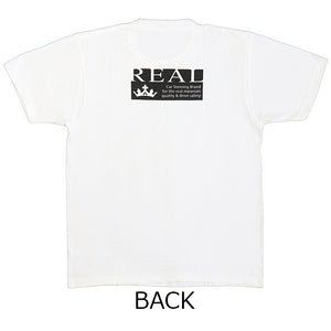 REAL T-SHIRT VER.2 WHITE L SIZE REAL-T2-WH-L