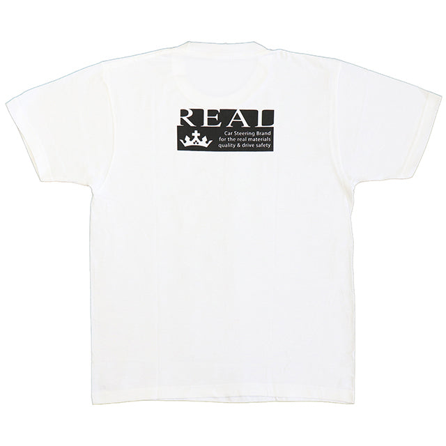 REAL T-SHIRT VER.2 WHITE M SIZE REAL-T2-WH-M