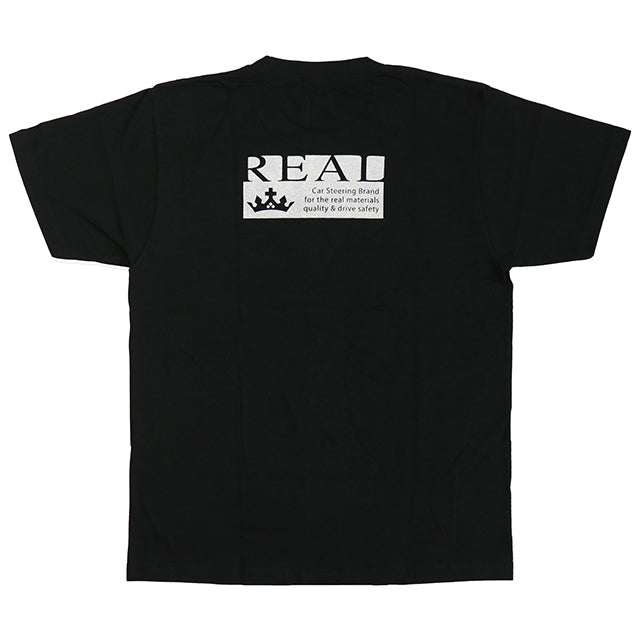 REAL T-SHIRT VER.2 BLACK S SIZE REAL-T2-BK-S