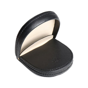 REAL HORSESHOE-SHAPED COIN CASE BLACK REAL-CP-BK