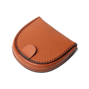 REAL HORSESHOE-SHAPED COIN CASE BROWN REAL-CP-BR