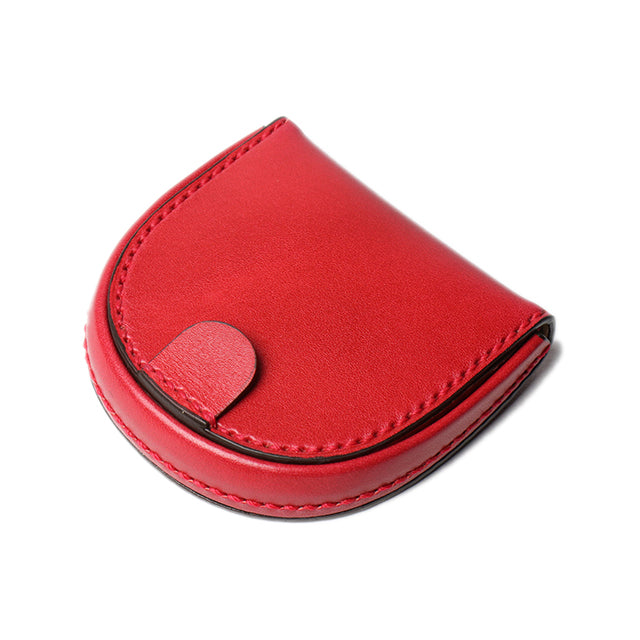 REAL HORSESHOE-SHAPED COIN CASE RED REAL-CP-RD