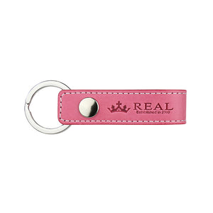 REAL KEYCHAIN PASTEL PINK REAL-KH-PP