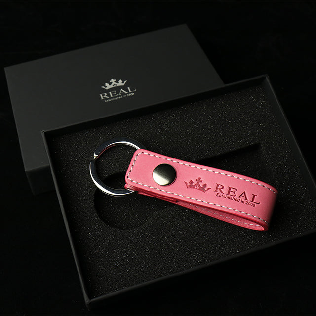 REAL KEYCHAIN PASTEL PINK REAL-KH-PP
