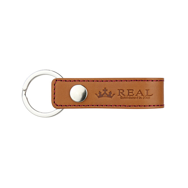 REAL KEY CHAIN BROWN REAL-KH-BR
