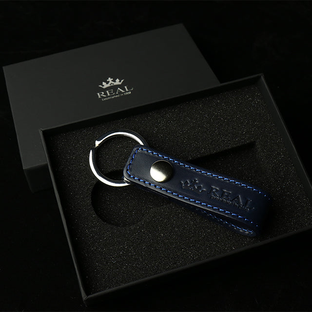 REAL KEYCHAIN NAVY REAL-KH-NV