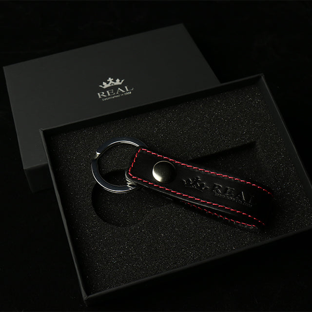 REAL KEY CHAIN BLACK REAL-KH-BK