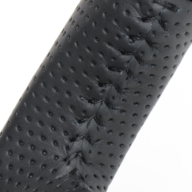 REAL ORIGINAL SERIES SOFT D SHAPE 38B BLACK WOOD BLACK STITCH STEERING WHEEL FOR TOYOTA COROLLA 210  TYA-38BBKW