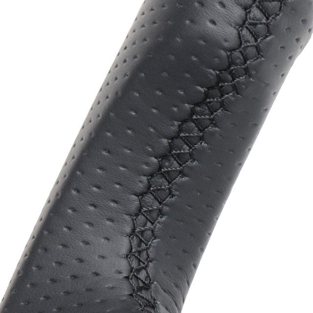 REAL LEXUS SERIES D SHAPE BLACK CARBON BLACK EURO STITCH STEERING WHEEL FOR LEXUS CT 10 : 3 TYPE  LXB-BKC-BK