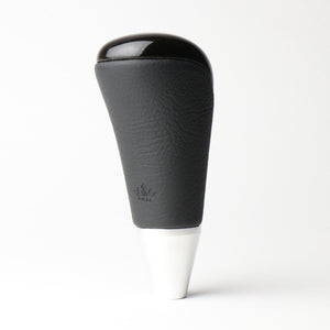 REAL SHIFT KNOB BLACK WOOD PRINT FOR TOYOTA ESTIMA HYBRID AHR20W:1-3 TYPE  SKA-BKW
