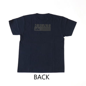 REAL T-SHIRT VER.2 NAVY M SIZE REAL-T2-NV-M