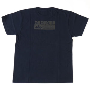 REAL T-SHIRT VER.2 NAVY S SIZE REAL-T2-NV-S