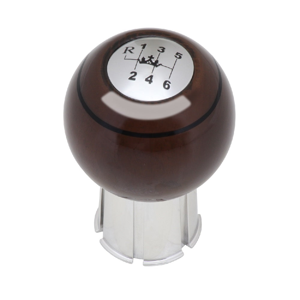 REAL SHIFT KNOB FOR ND ROADSTER 16 DARK BROWN WOOD LINE FOR ROADSTER ND5RC MAY 2015~ SK-MZC-BRWL