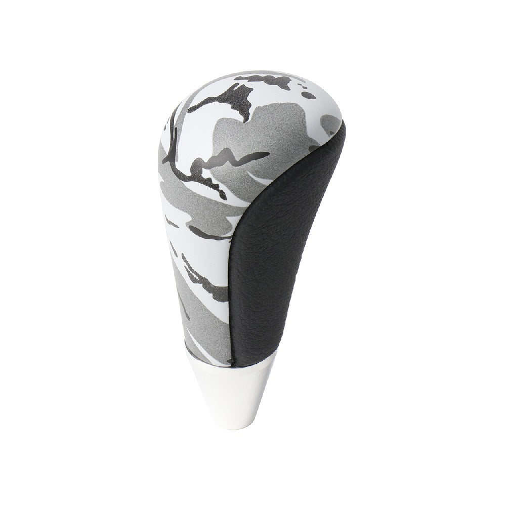 REAL SHIFT KNOB GRAY CAMOUFLAGE PRINT FOR TOYOTA HIACE 200 : 1-3 TYPES  SKA-GRT