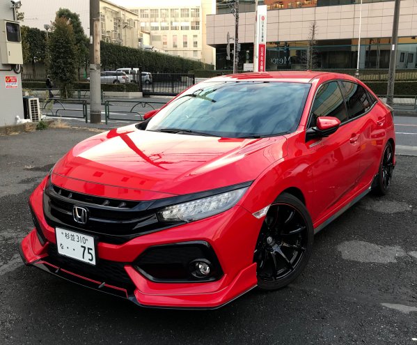 SEEKER FRP FRONT HALF SPOILER FOR HONDA CIVIC FK7 ZENKI  16000-FK7-F01