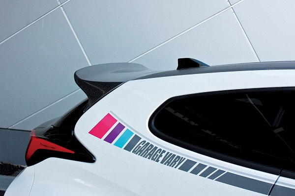 GARAGE VARY REAR ROOF SPOILER TWILL CARBON FOR TOYOTA GR YARIS GXPA16 10 30-8006