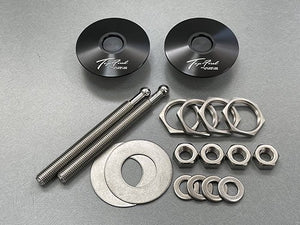 TOP FUEL FLAT PUSH LOCK PIN 60MM SILVER