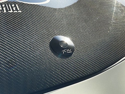 TOP FUEL FLAT PUSH LOCK PIN 32MM SILVER