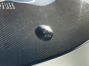 TOP FUEL FLAT PUSH LOCK PIN 32MM SILVER