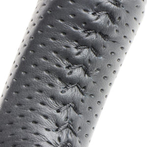 REAL ORIGINAL SERIES SOFT D SHAPE GRAY CAMOUFLAGE PRINT BLACK STITCH STEERING WHEEL FOR DAIHATSU HIJET TRUCK S500P: ZENKI S510P: ZENKI TYB-GRT-BK