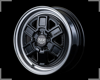 RAYS TWO BROTHERS RACING TB-01 15x5J +45 4x100 Black/ Rim DC x1