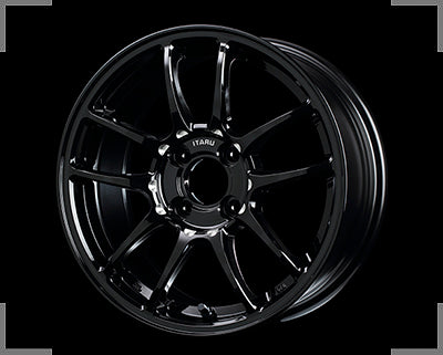 RAYS TWO BROTHERS RACING ITARU-010 15x7J +48 4x100 Black / Center Machining x1