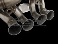 POWER CRAFT HYBRID EXHAUST MUFFLER SYSTEM STOCK TAIL WITH RACING STRAIGHT CATALYZER FOR LAMBORGHINI AVENTADOR LP700 LP720 P-LA340101-SE