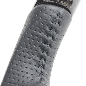 REAL ORIGINAL SERIES SOFT D SHAPE BLACK CARBON BLACK STITCH STEERING WHEEL FOR DAIHATSU THOR 900 : KOUKI  TYD-BKC-BK