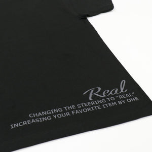 REAL T-SHIRT VER.4 BLACK M SIZE REAL-T4-BK-M