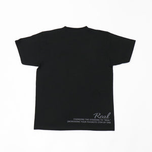 REAL T-SHIRT VER.4 BLACK L SIZE REAL-T4-BK-L