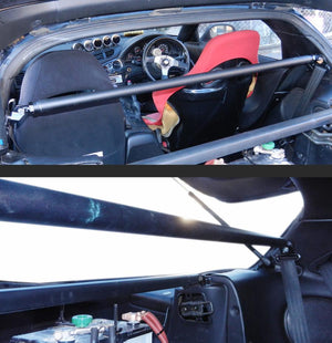 LARGUS ADJUSTABLE REAR PILLAR BAR FOR Mazda RX-7 FD3S 2WD 05401210001-QQ