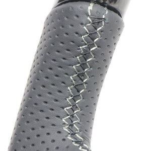 REAL ORIGINAL SERIES SOFT D SHAPE BLACK CARBON SILVER X BLACK EURO STITCH STEERING WHEEL FOR TOYOTA GR YARIS GXPA16 MXPA12 TYI-BKC-SL