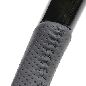 REAL ORIGINAL SERIES SOFT D SHAPE BLACK WOOD BLACK STITCH STEERING WHEEL FOR TOYOTA PIXIS EPOCH LA350A LA360A  DIA-BKW-BK