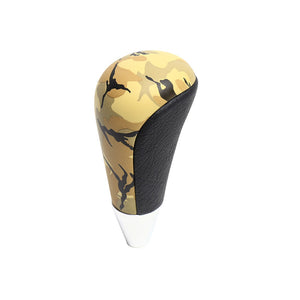 REAL SHIFT KNOB BEIGE CAMOUFLAGE PRINT FOR TOYOTA COROLLA FIELDER 160  SKA-BGT