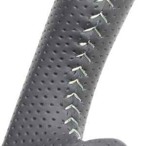 REAL ORIGINAL SERIES D SHAPE ALL LEATHER SILVER STITCH STEERING WHEEL FOR TOYOTA YARIS CROSS GR SPORT MXPJ10 MXPB10  TYJ-LPB-SL