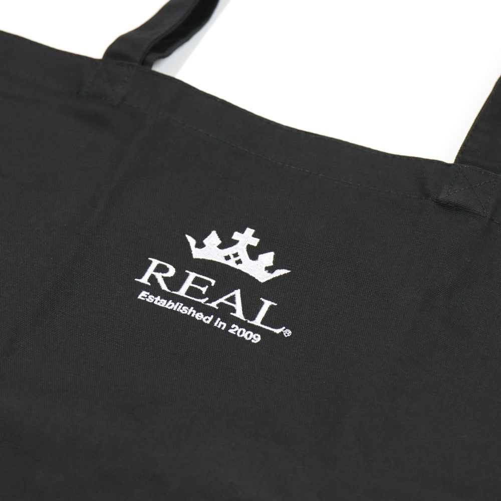 REAL TOTE BAG L SIZE REAL-BAG-BK-L