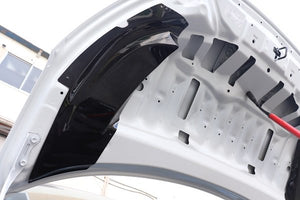 GARAGE VARY BONNET DUCT RAIN GUARD SET TWILL CARBON FOR TOYOTA GR YARIS GXPA16 10 30-8022